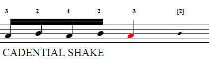 Cadential Shake with damping